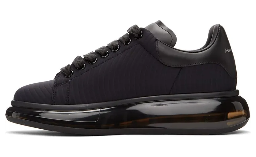 Alexander McQueen Black Neoprene Oversized 1000 BLACK/ (634610W4LA1) (3)