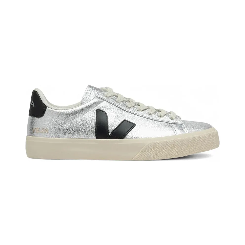 Veja Campo Leather Silver Black (CP0520786A)