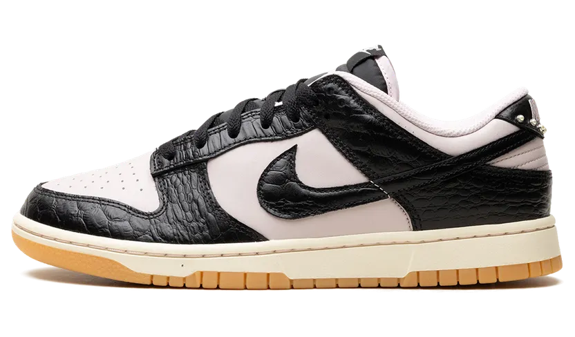 Nike Dunk Low “Black Platinum Violet Croc” (HF9191-001)