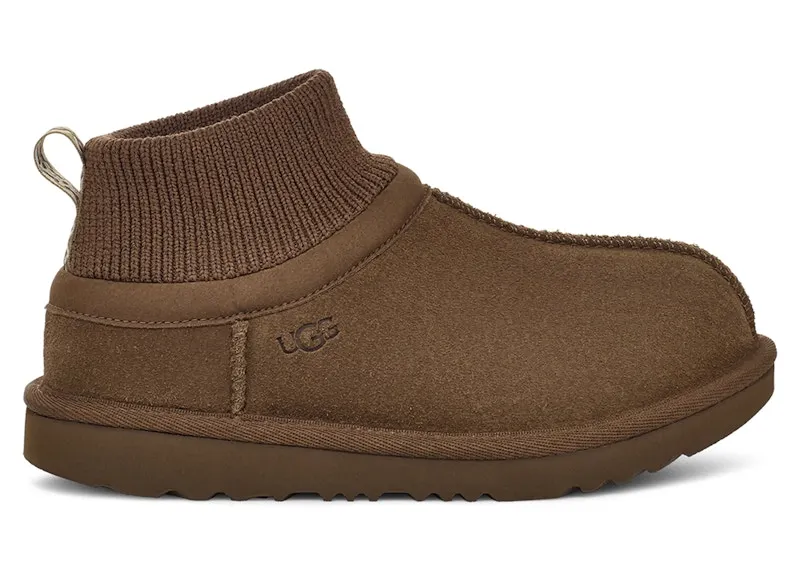 UGG Classic Ultra Stretch Cuff Slide Hickory (1157702K-HCK)
