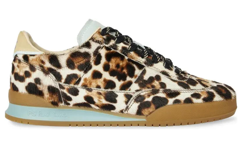 Paul Smith Dover leren sneakers met luipaardprint – Beige (W1SDVR21ULEA)