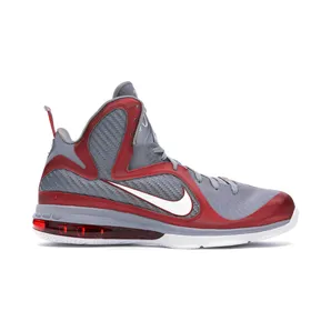 Nike LeBron 9 ‘Ohio State’ Sport Red/White-Wolf Grey (469764-601)