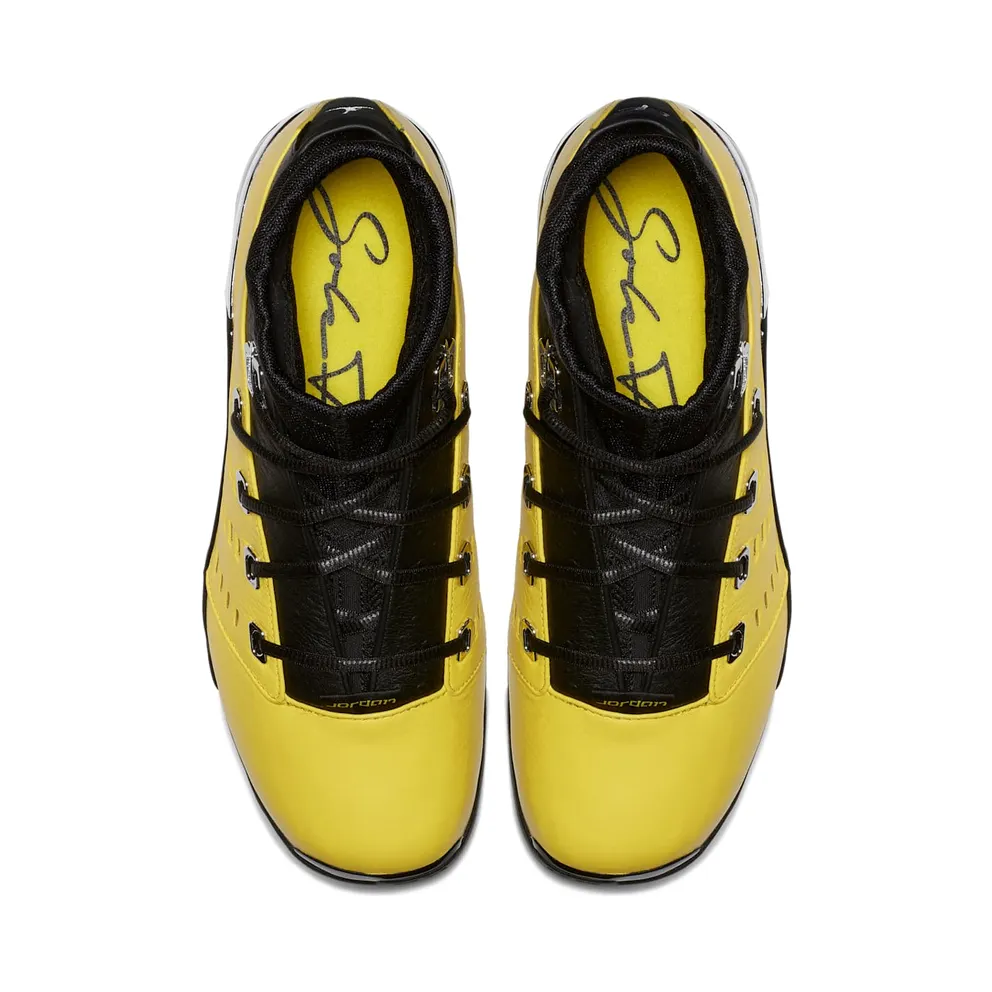 Jordan 17 Retro Low SoleFly Alternate Lightning Black/Lightening-Metallic Silver (AJ7321-003)