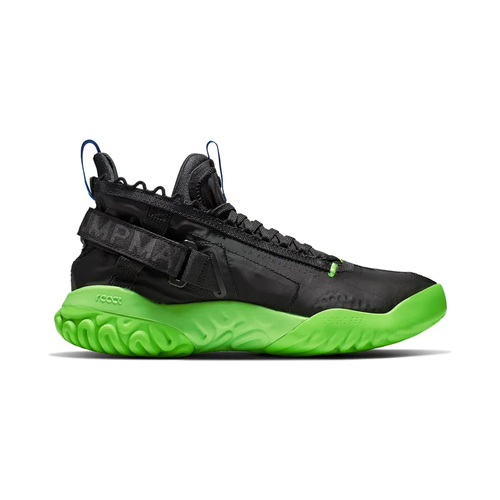 Jordan Proto React Black Racer Blue Electric Green Black/Racer Blue-Electric Green-Lime Blast (BV1654-004)