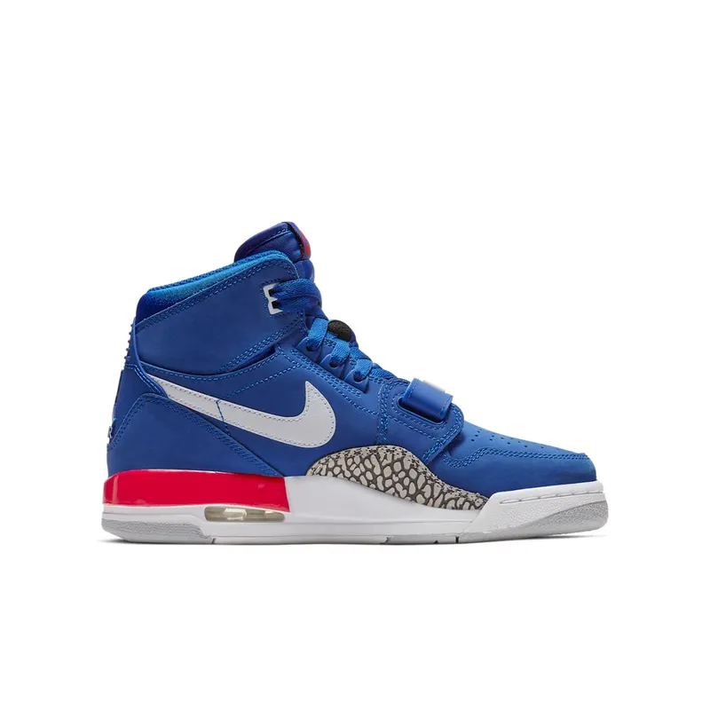 Jordan Legacy 312 Pistons (GS) Bright Blue/White-University Red (AT4040-416)