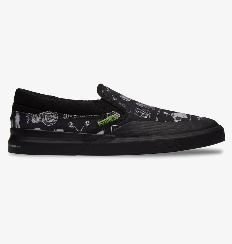 DC DC INFINITE SLIP-ON FNS Black (ADYS100619blk)