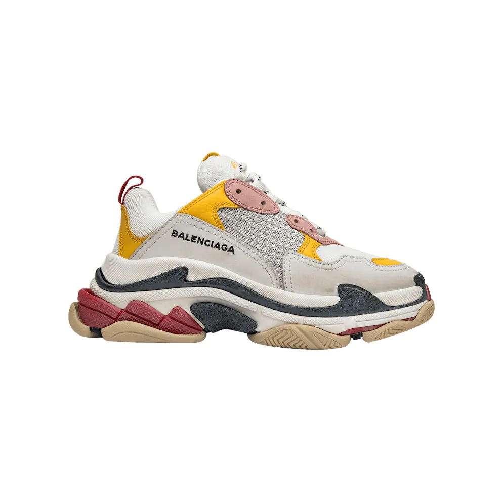 Balenciaga Triple S Cream Yellow Red 2019 (W)