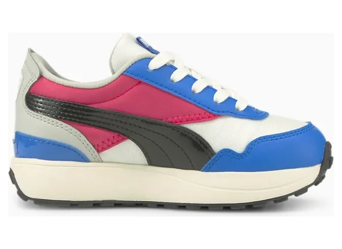 Puma Cruise Rider Silky kinderen Wit/Blauw (381865-02)