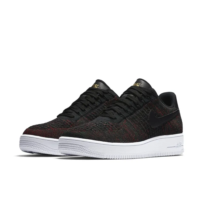 Nike Air Force 1 Ultra Flyknit Low Black Metallic Gold Black/Black-Metallic Gold (817419-005)