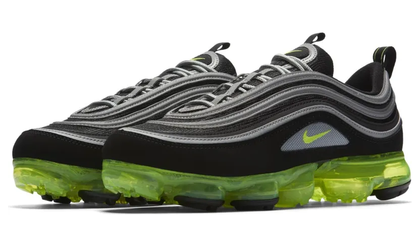 Nike Air VaporMax 97 Japan (Black/Volt-Metallic Silver-White) (AJ7291-001)