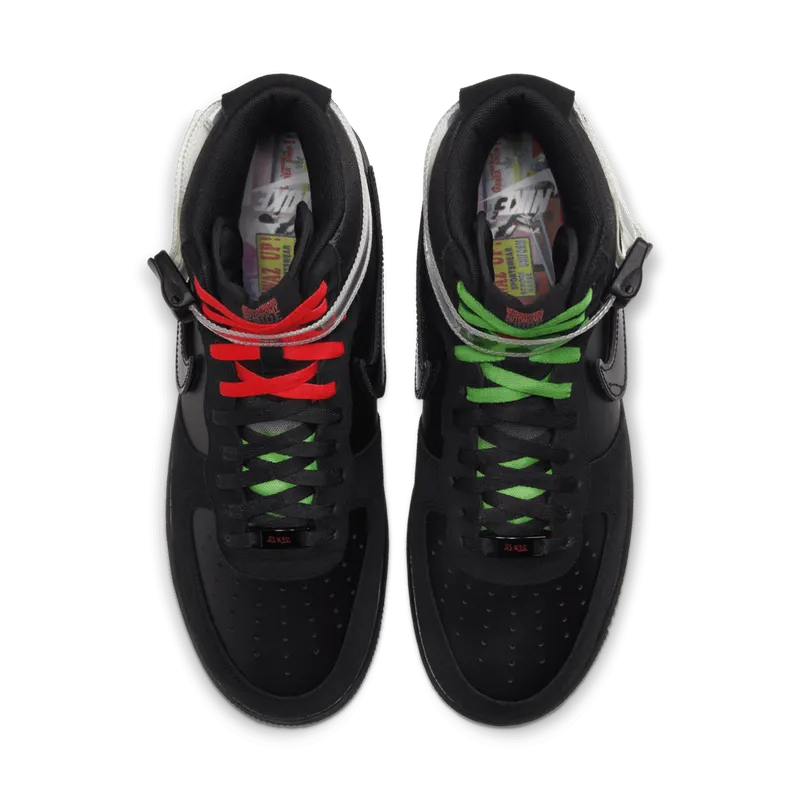 Nike Air Force 1 High All for 1 Lauren Halsey Summaeverythang Black/Black-Rage Green-Bright Crimson (CU3052-001)
