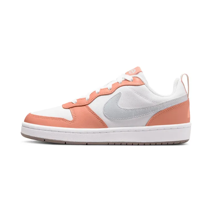 Nike Court Borough Low 2 SE “White / Light Madder Root / Cave Stone / Aura” (DM1216-100)