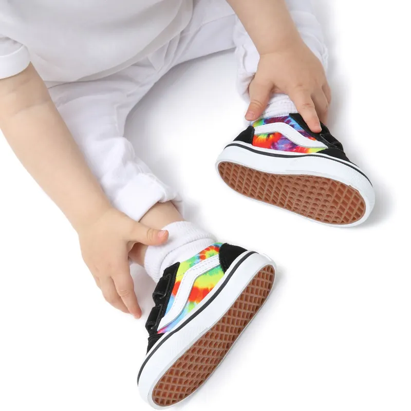 VANS Spiral Tie Dye Old Skool Velcro Peuterschoenen Multicolour (VN000D3Y99E)