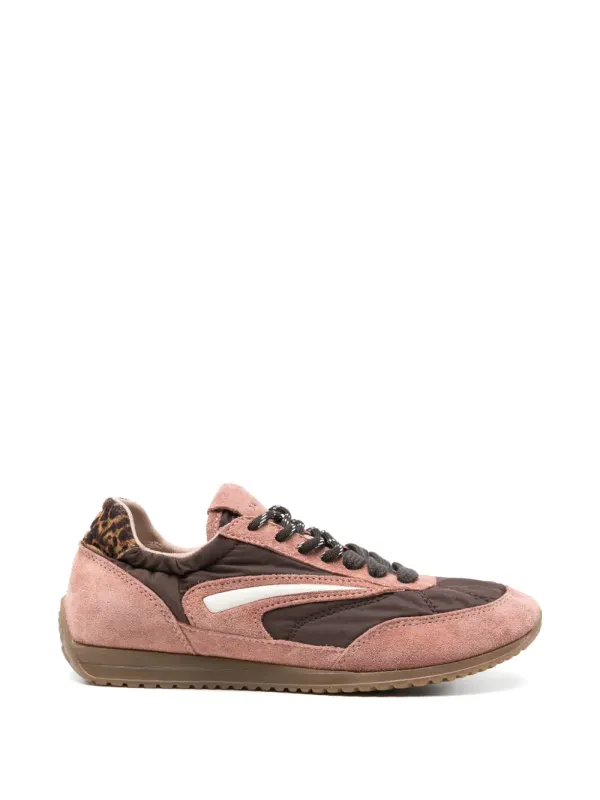 D.A.T.E. Sneakers mit Kontrastbesatz – Rosa (W451ABNYBP)