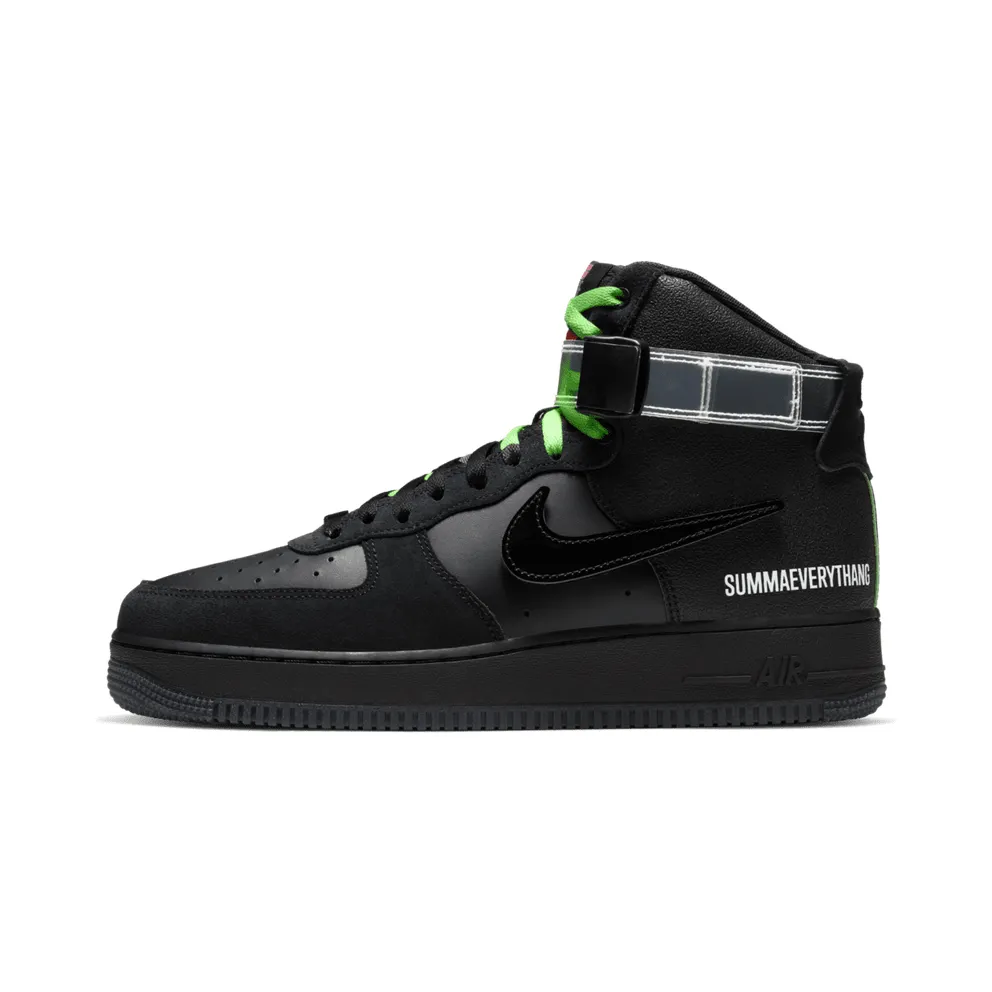 Nike Air Force 1 High All for 1 Lauren Halsey Summaeverythang Black/Black-Rage Green-Bright Crimson (CU3052-001)