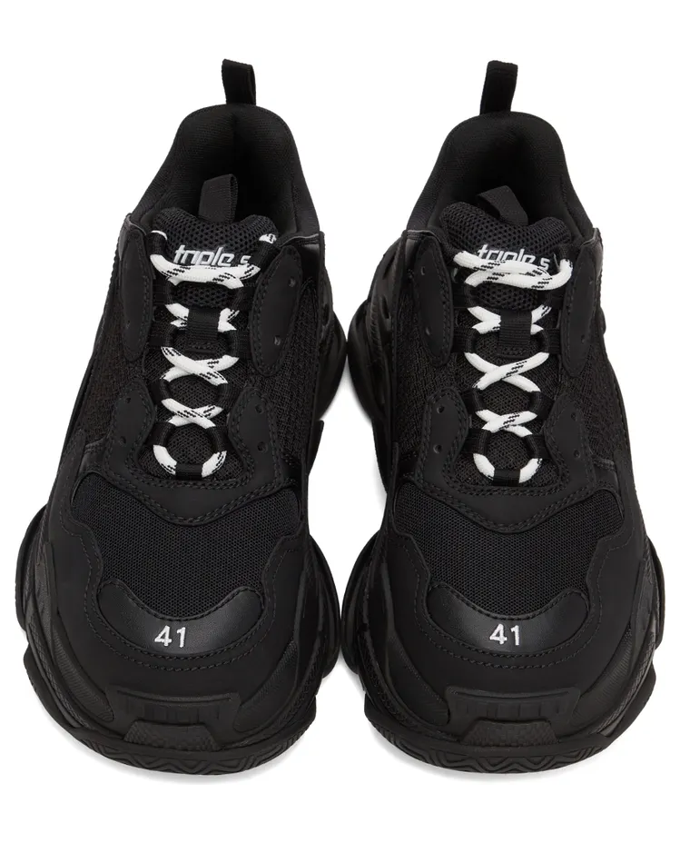 Balenciaga Triple S Black (2019) (534217 W09O1 1000/ 534217 W2CA1 1000) (5)