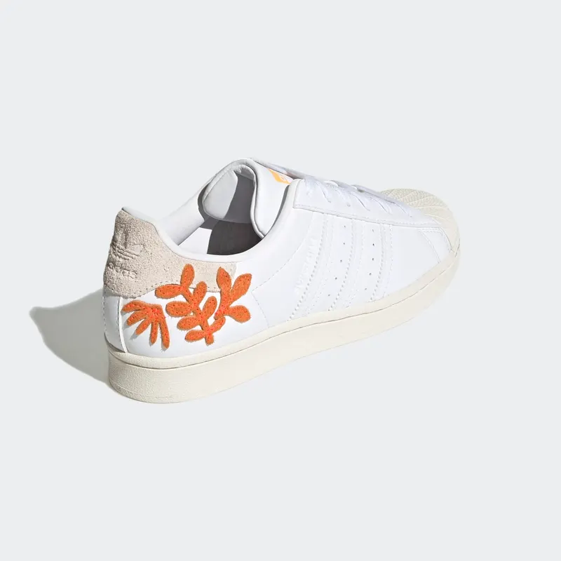Adidas Superstar Cloud White / Flash Orange / Solar Red (GZ0865)