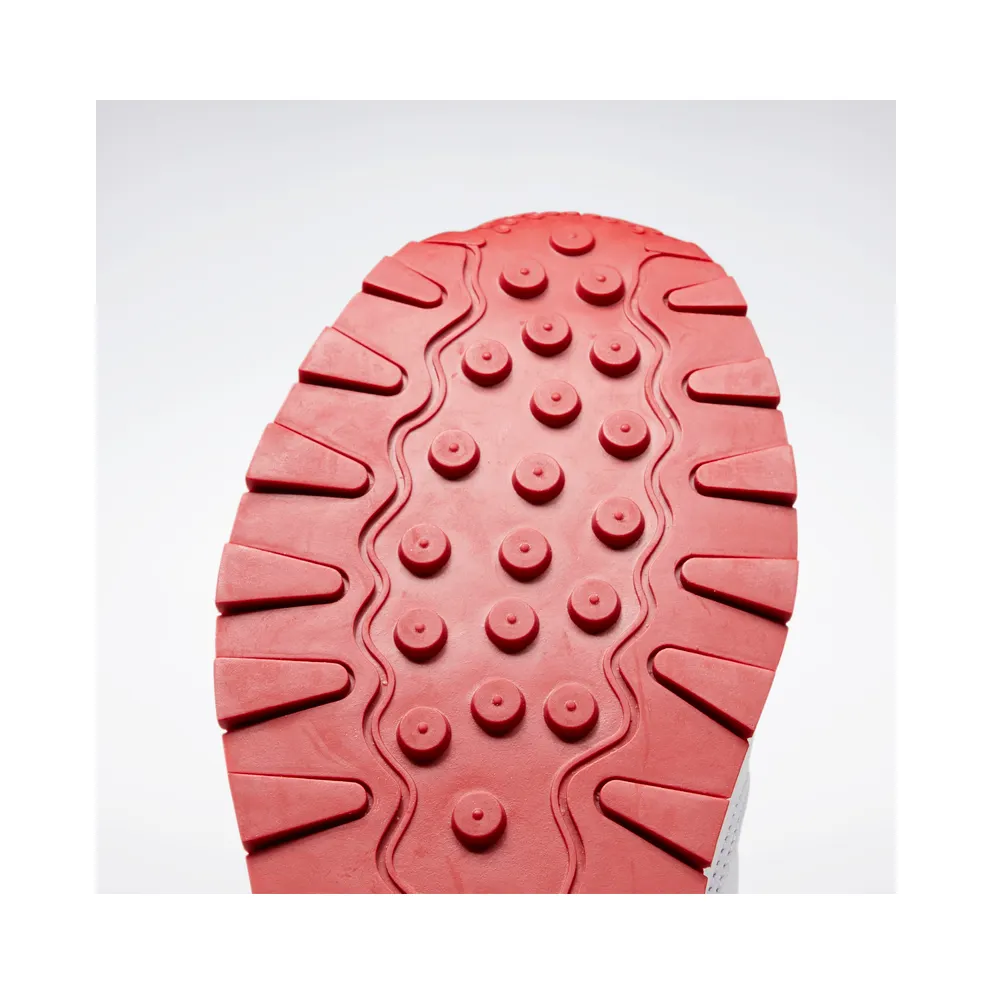 Reebok CL LTHR Cloud White / Flash Red / Cloud White
