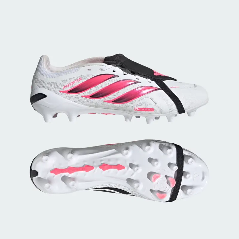 Adidas Predator League Fold-Over Tongue AG Football Boots, White (IH7164)