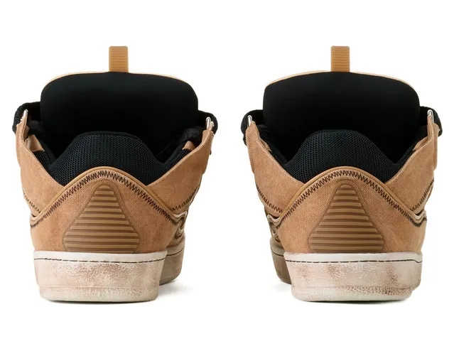 Lanvin Curb Cut-out Lace-up “Neutrals/Black” (FU-SKDK12 CANV-P26 66S3) (2)