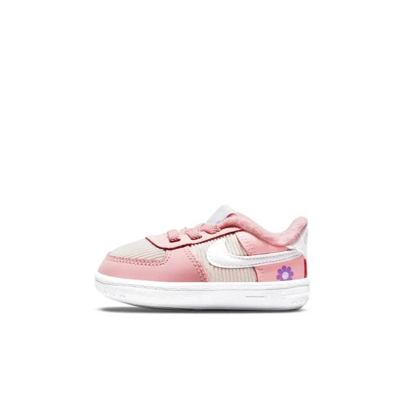 Nike Force 1 SE Crib Bootie for Babies Pink (DB4078-600)