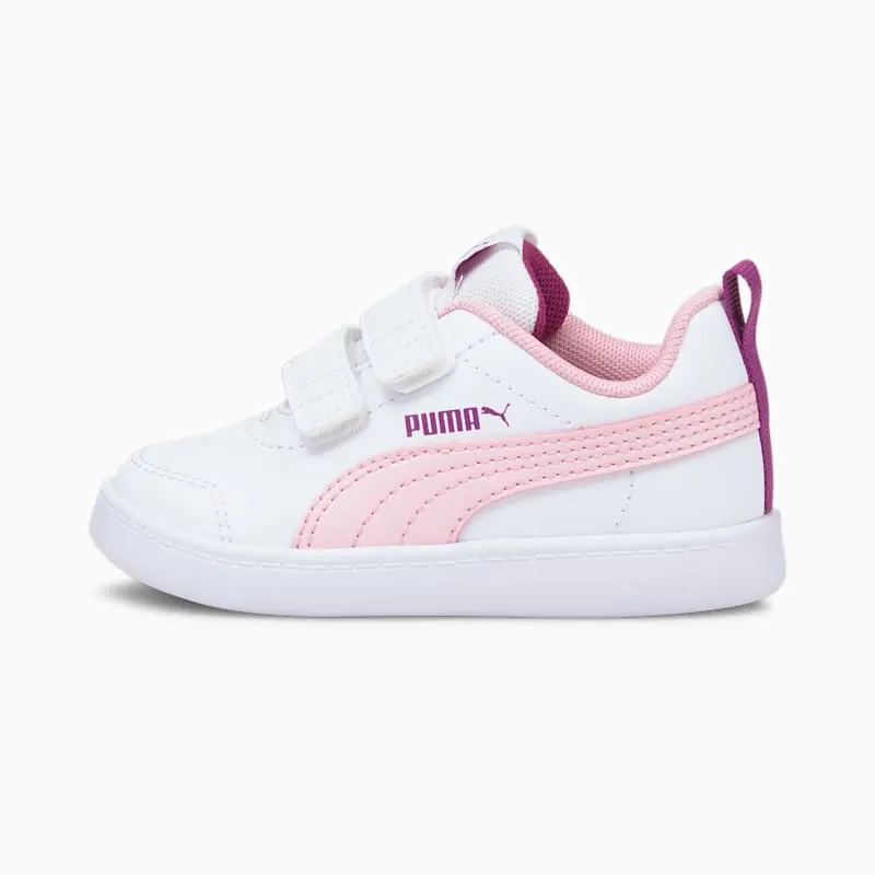 PUMA Courtflex V2 Babies’ White/Pink Lady (371544-15)