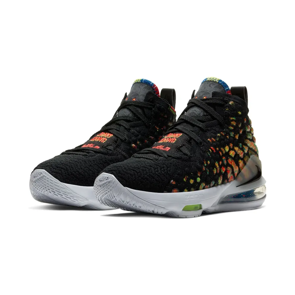 Nike LeBron 17 James Gang (GS) Black/Black-Multi-Color (BQ5594-005)