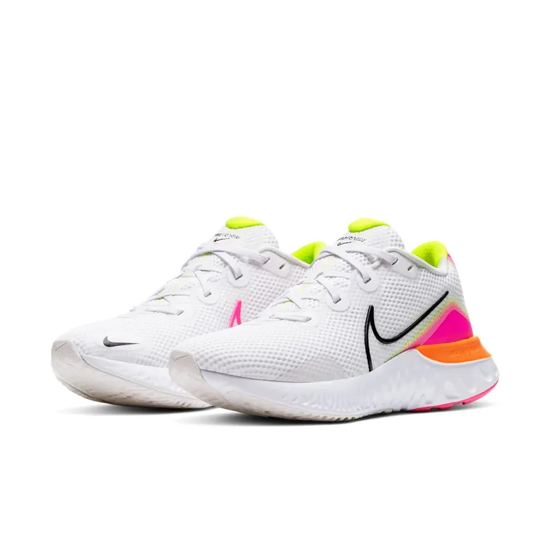 Nike Renew Run Platinum Tint White (W) Platinum Tint/White-Pink Blast-Black (CK6360-005)