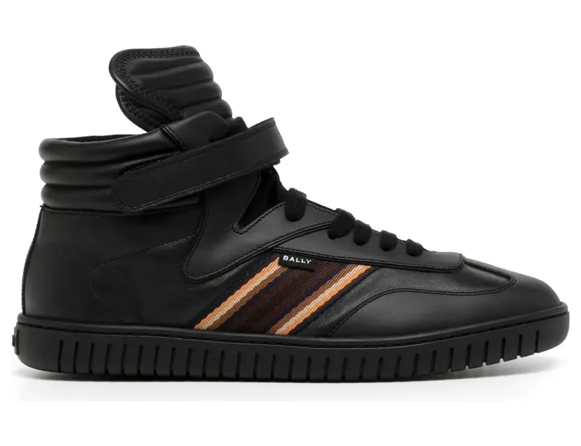 Bally High-Top-Sneakers mit Streifen – Schwarz (MSK06GVT005)