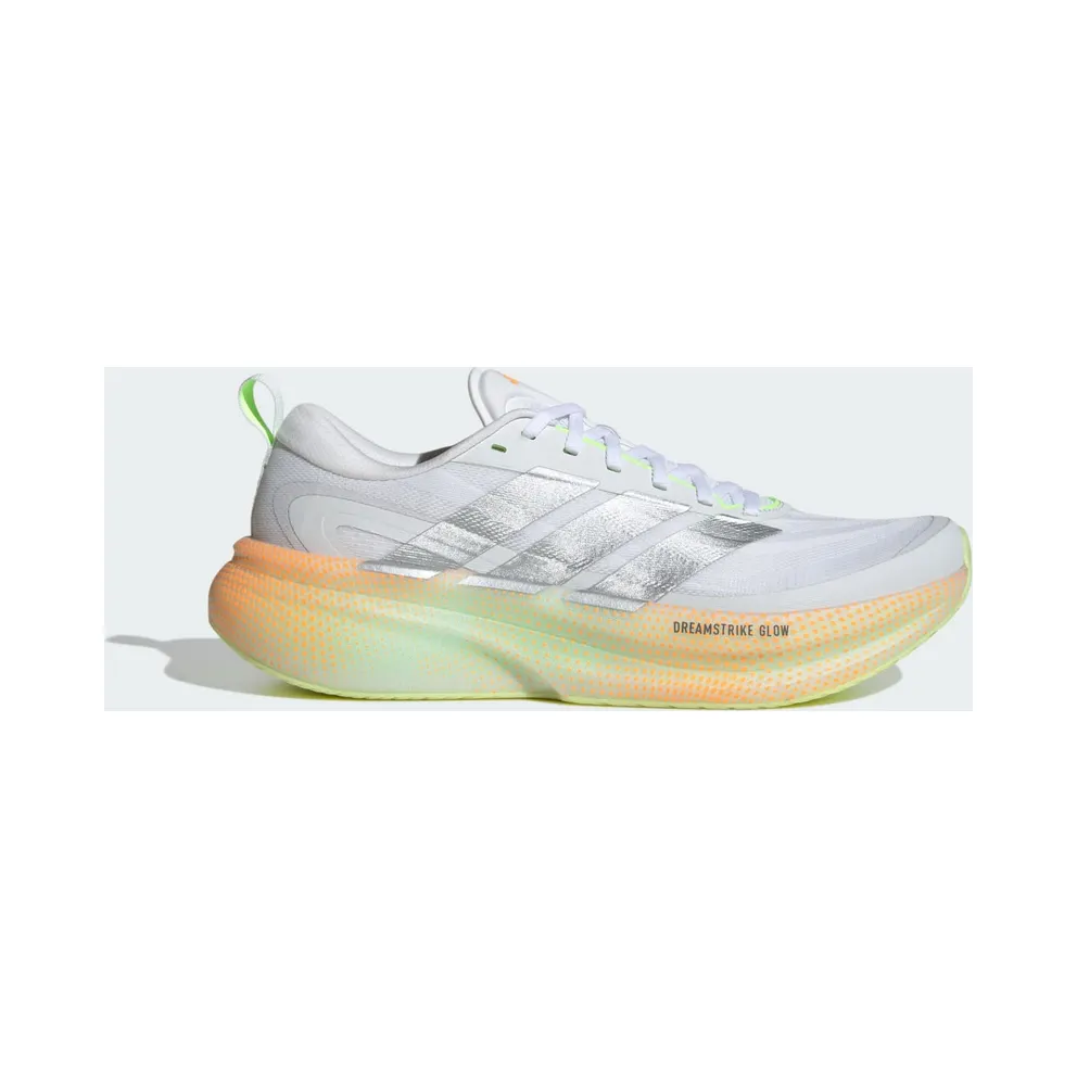 Adidas SUPERNOVA GLIDE Running Shoes Cloud White / Matte Silver / Signal Green (KJ4421)