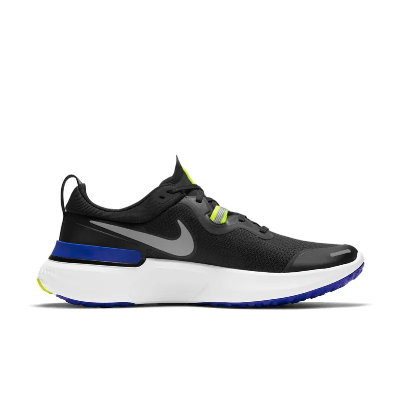 Nike React Miler Black Cyber Blue (CW1777-011)