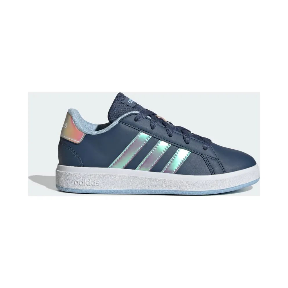 Adidas Grand Court Lifestyle Tennis Shoes Preloved Ink / Cloud White / Clear Sky (JR6095)
