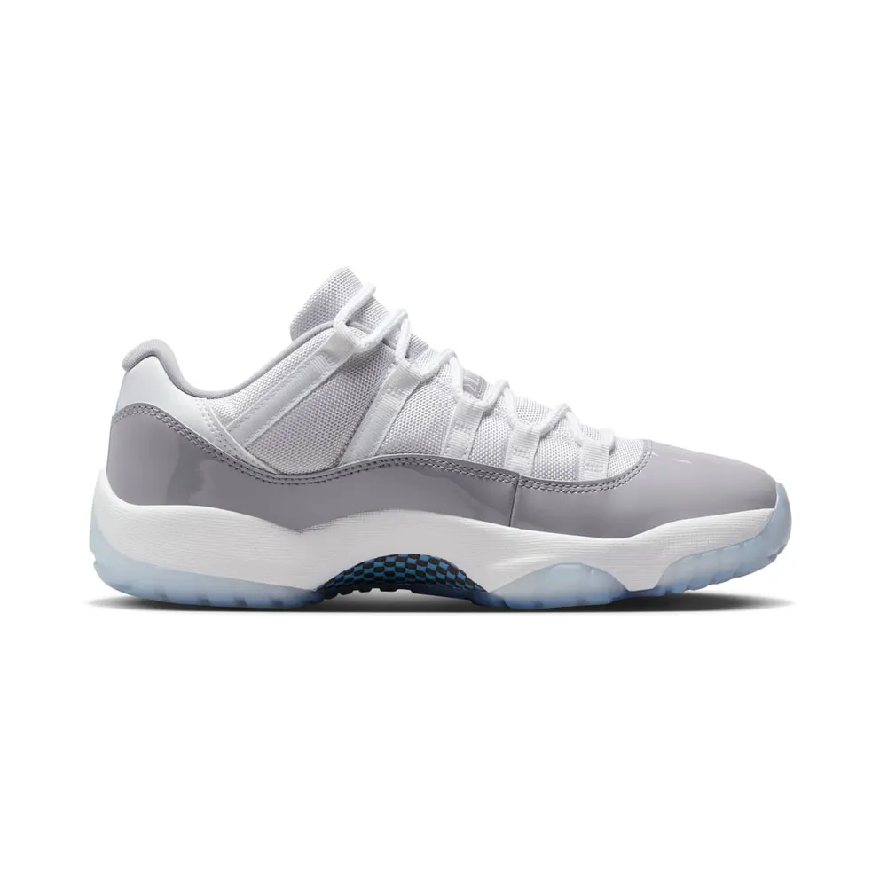 Air Jordan 11 Retro Low White/Cement Grey/University Blue (AV2187-140)