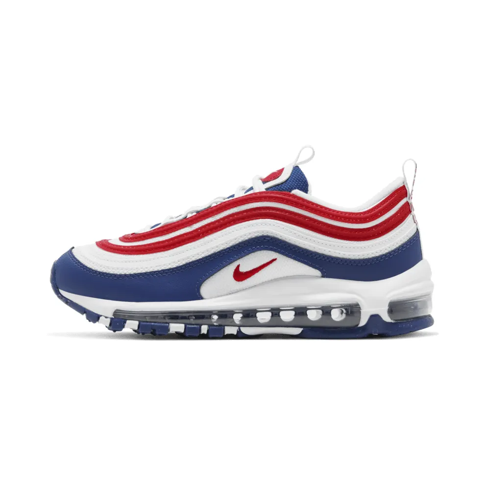 Nike Air Max 97 White Red Royal (GS) White/University Red-Game Royal (CW5856-100)