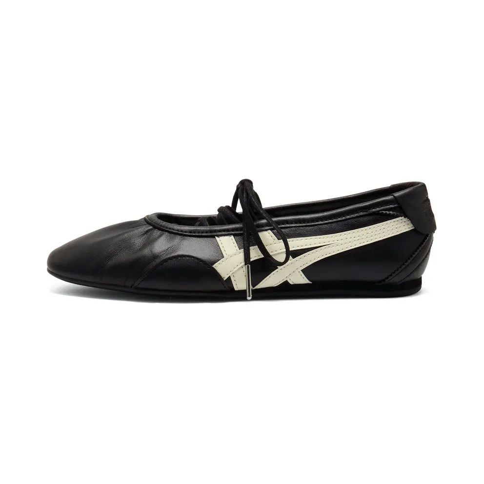 Onitsuka Tiger Womens Gymnarina “Black Cream” (1182A704-001)