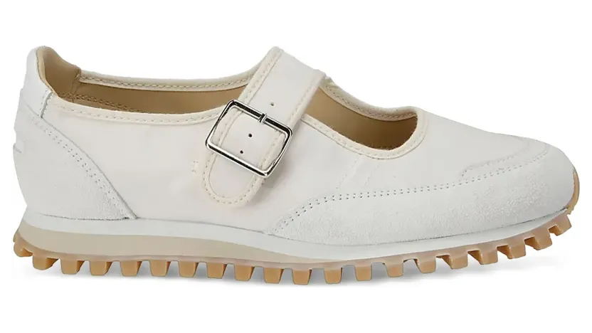 Black Comme Des Garçons Sneakers aus Leder – Weiß (ROK101S252)