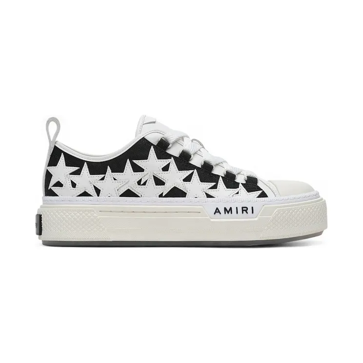 AMIRI Stars Court Low Black White (AWFOSR1118-001)