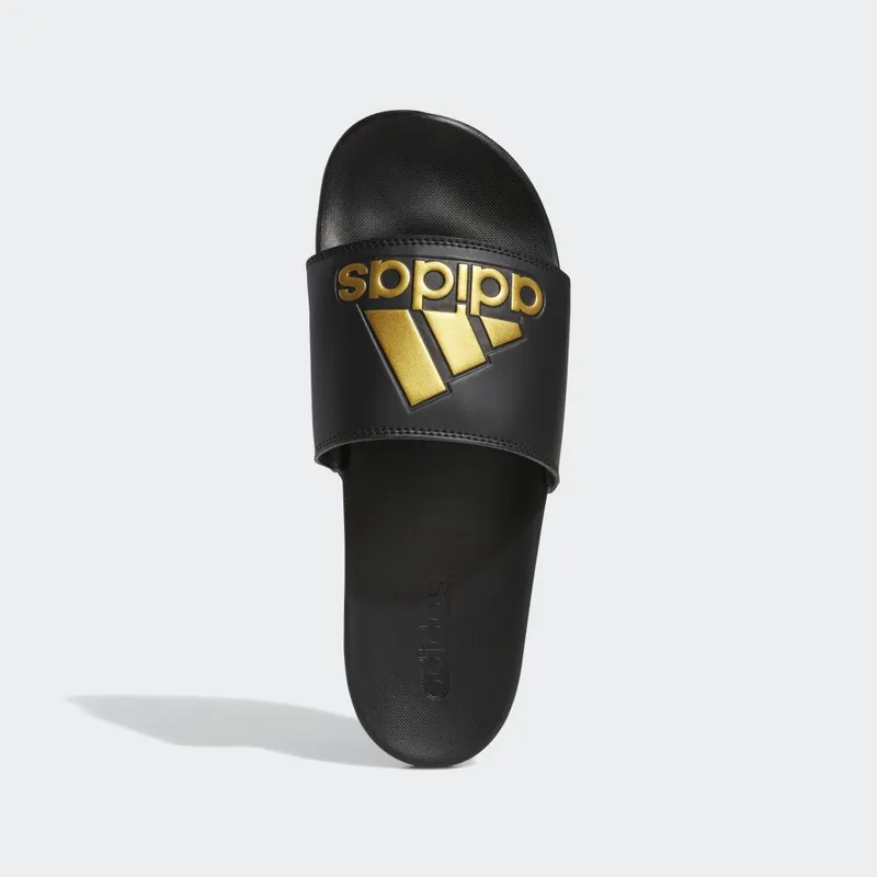 Adidas Adilette Comfort Slides Core Black / Gold Metallic / Core Black (GY1946)