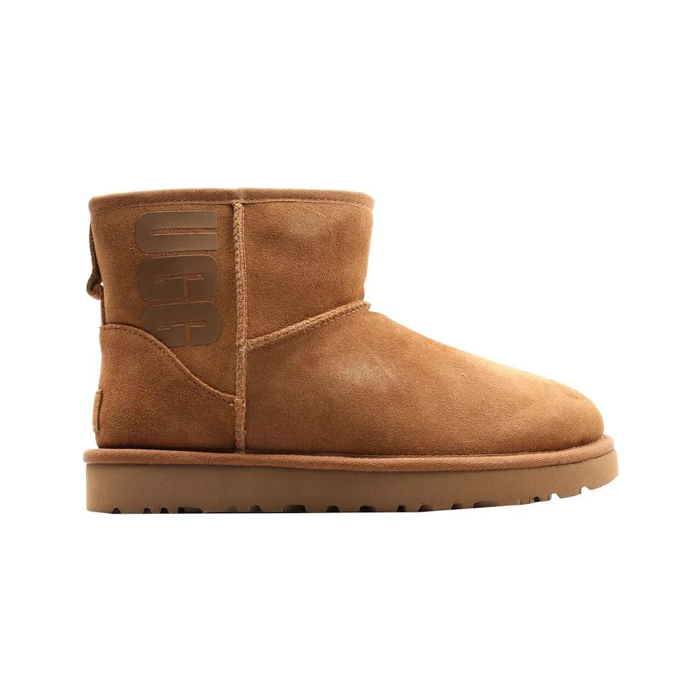 UGG Classic Mini Rubber Logo Boot Chestnut (1108231-CHE)