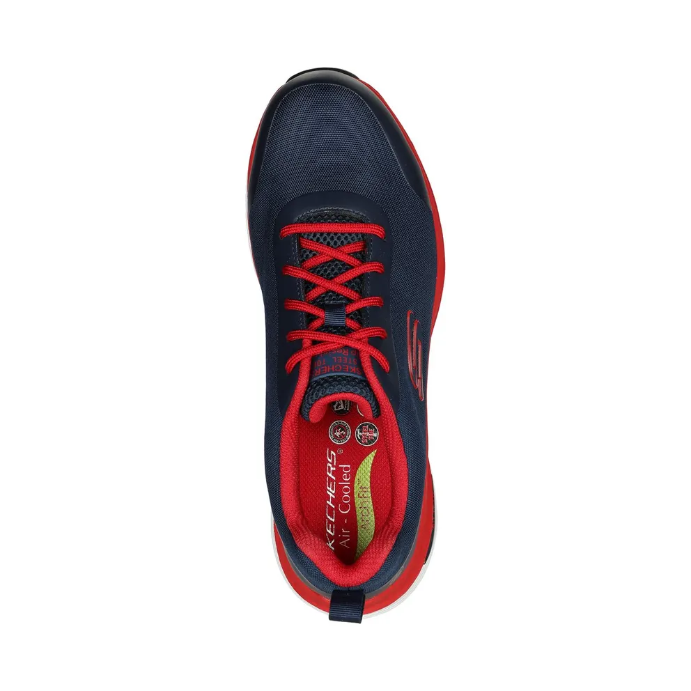 Skechers Work: Arch Fit SR – Ringstap Sneaker Marine/Red