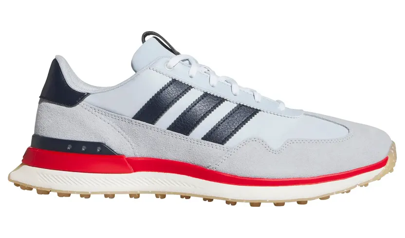 adidas S2G 26 Textile Spikeless Golf Crystal Sky Navy Better Scarlet (HP7089)