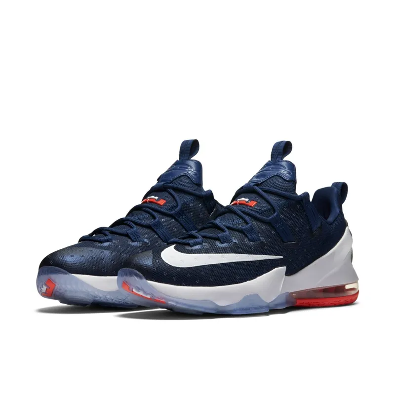 Nike  LeBron 13 Low USA Coastal Blue/Bright Crimson-White (831925-416)