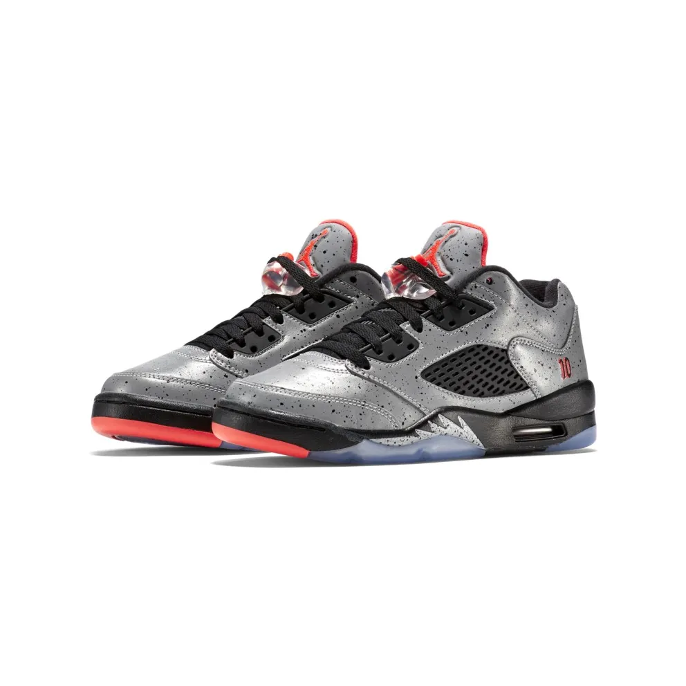 Jordan 5 Retro Low Neymar (GS) Reflective Silver/Infrared 23-Black (846316-025)