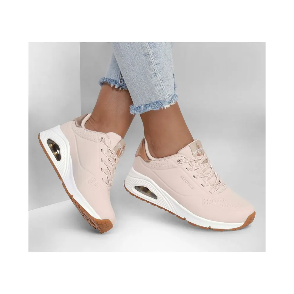 Skechers UNO – Shimmer Away Sneaker Natuurlijk