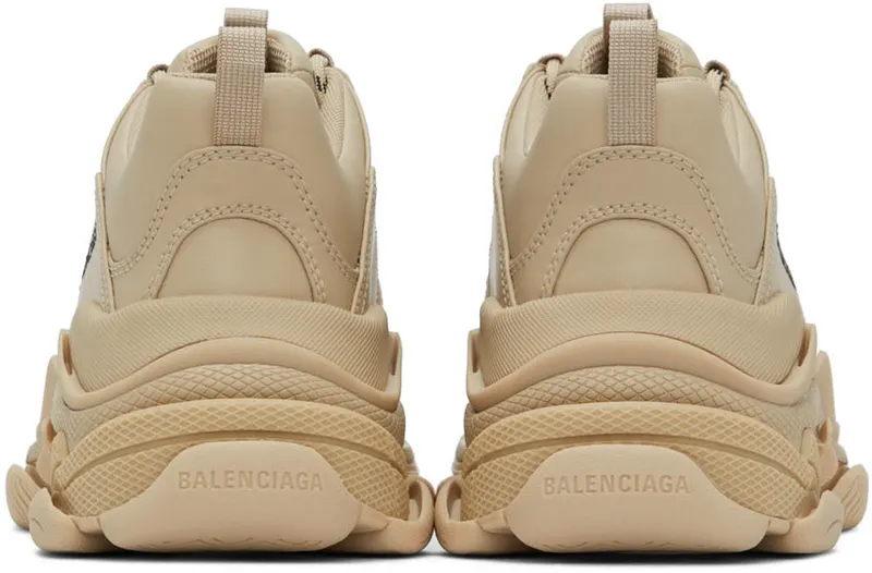 Balenciaga Beige Triple S Low-Top (536737-W2FA5-9700)