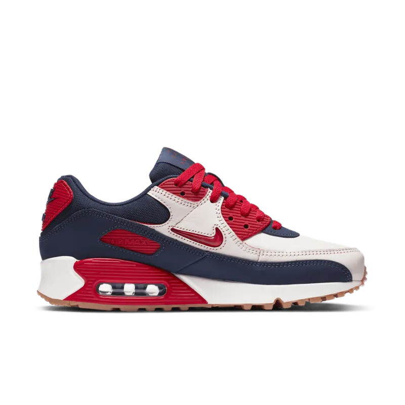 Nike Air Max 90 Home & Away Red Sail/University Red-Black-Gum Medium Brown (CJ0611-101)