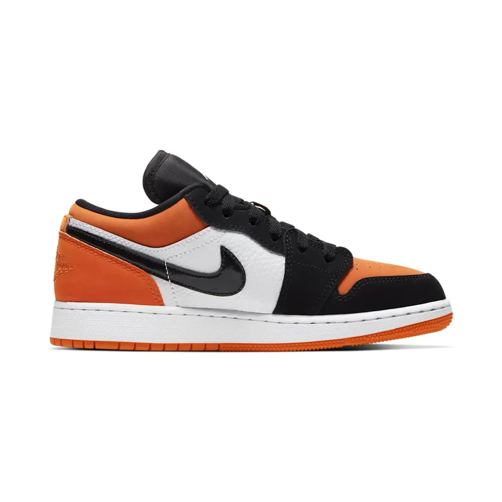 Jordan 1 Low Shattered Backboard (GS) Black/White-Starfish (553560-128)