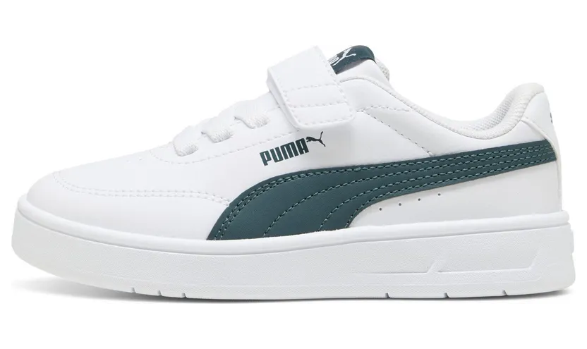 Puma Court Classic Clean “Puma White / Green Terrain” (403751_04)