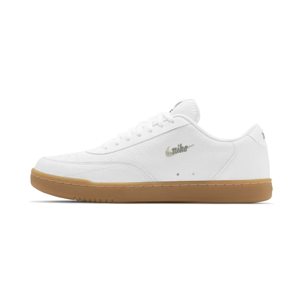 Nike Court Vintage Premium “White / Enigma Stone / Gum Light Brown / Fossil” (CT1726-101)
