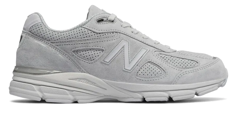 New Balance 990v4 Grey (Standard Width) Arctic Fox/White (M990AF4)